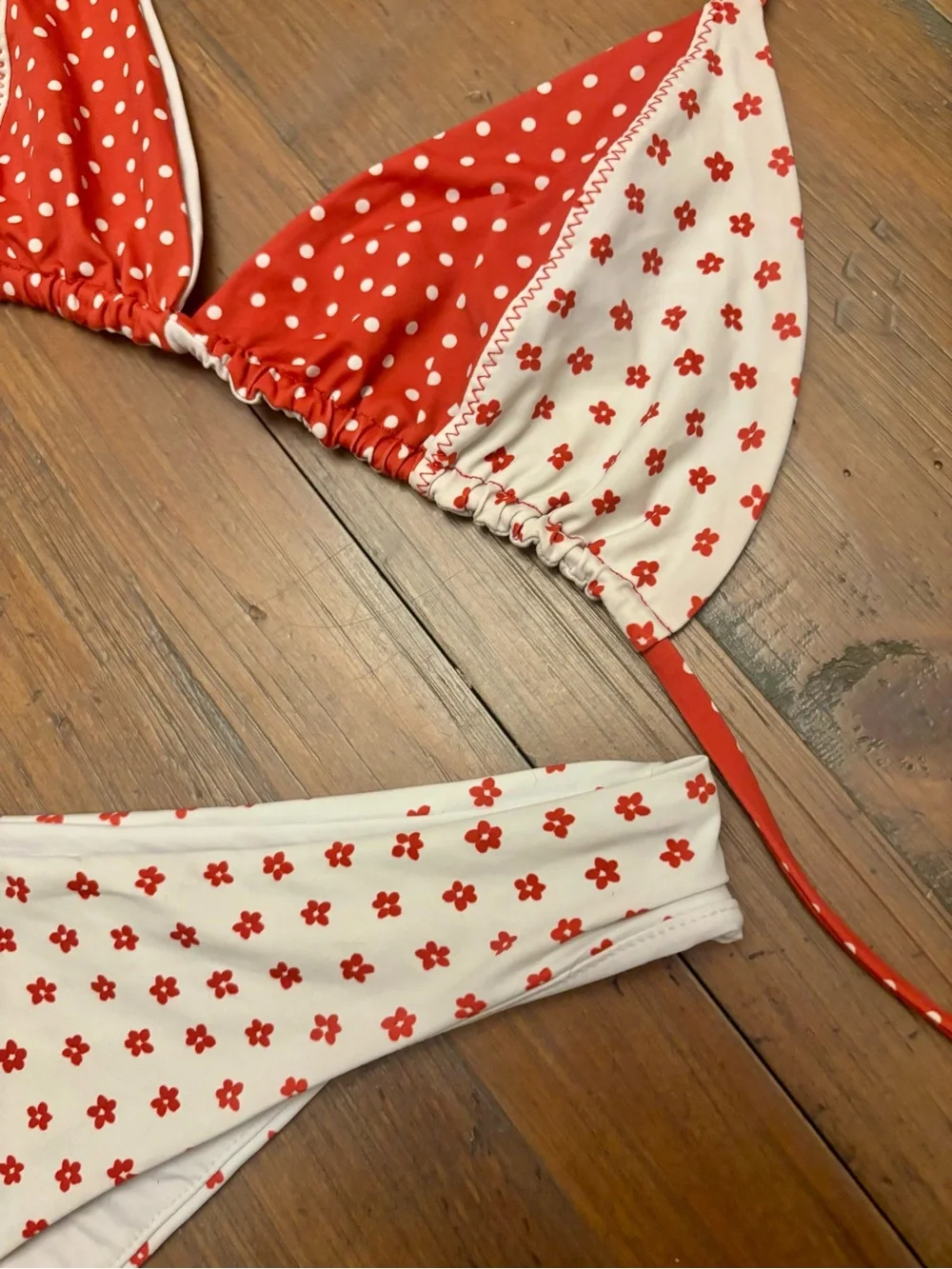 Frankie’s bikinis polka dot bikini set